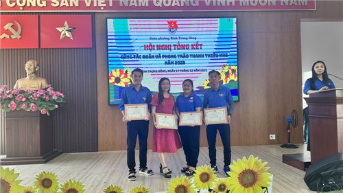 Chi đoàn Thanh niên trường Tiểu học Bình Trưng Đông với Hội nghị tổng kết công tác Đoàn và phong trào thanh thiếu nhi phường Bình Trưng Đông năm 2023
